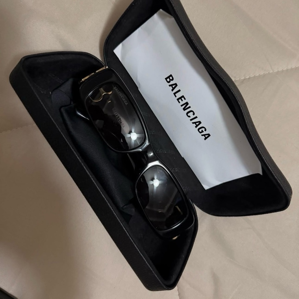Balenciaga Black Sunglasses Case